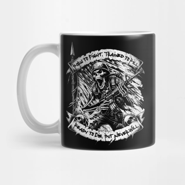 Born To Fight by Designed By Marty